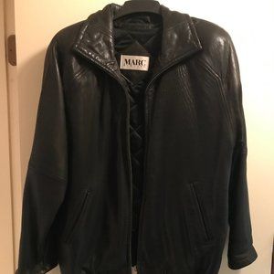 Faux Leather Black Jacket
